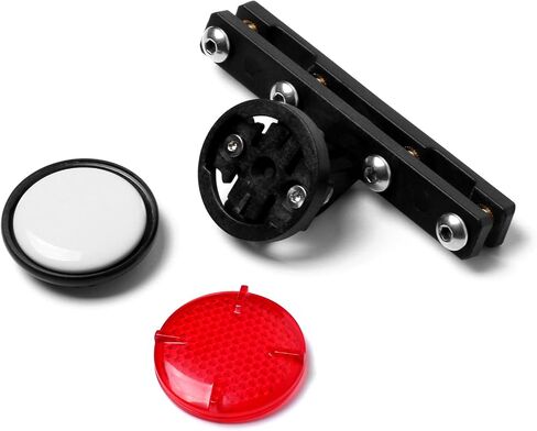 2 in 1 Bike Seat Bow Reflector Light Hidden Mount Protective Shell Cover for AirTag, Bike Saddle Rails Anti-Theft Reflector Mounts Tracker Holder in Kuwait