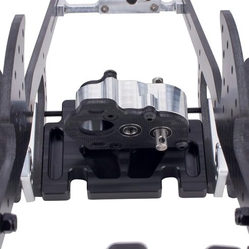 صندوق تروس صغير للغاية LCG مع شيم قابل للانزلاق لمحور البوابة 1/10 RC Crawler LCG Chassis Capra F9 AR45 محور (رمادي) in Kuwait
