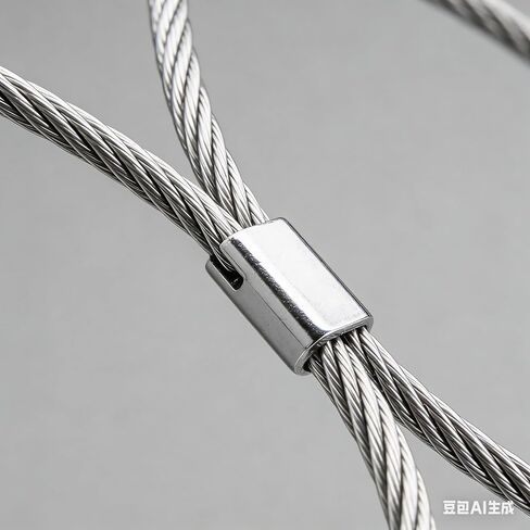 Stair Safety Mesh Stainless Steel Cable Wire Rope Netting 304 Hard and Heat Resisting Metal Guardrail Net Plant Climbing(1.2x3m/3.9x9.9ft) in Kuwait