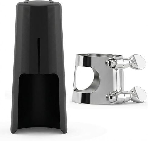 Clarinet Ligature, Clarinets Mouthpiece Cap Clarinet Accessories Mouthpiece Cover for Clarinets for the Clarinet-Mouthpieces Practice Requirements Of Students Or Beginners in Kuwait