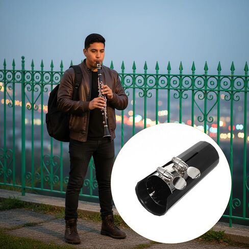 Clarinet Ligature, Clarinets Mouthpiece Cap Clarinet Accessories Mouthpiece Cover for Clarinets for the Clarinet-Mouthpieces Practice Requirements Of Students Or Beginners in Kuwait
