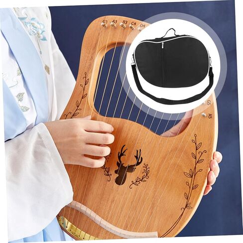 حقيبة تخزين Toddmomy قطعتين من Lyre Harp وحقيبة حمل محمولة للسلسلة، تصميم خفيف الوزن وسهل التنظيف وواقي للاستخدام الخارجي in Kuwait