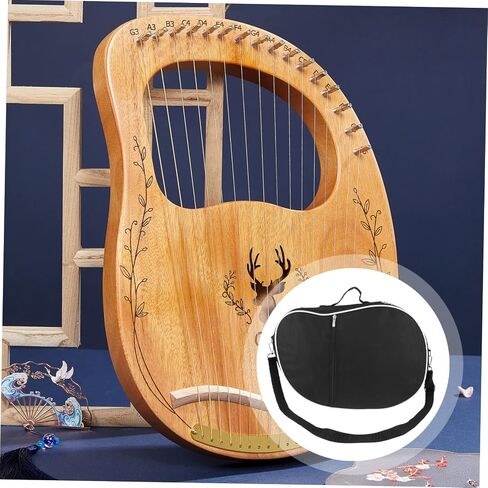 حقيبة تخزين Toddmomy قطعتين من Lyre Harp وحقيبة حمل محمولة للسلسلة، تصميم خفيف الوزن وسهل التنظيف وواقي للاستخدام الخارجي in Kuwait