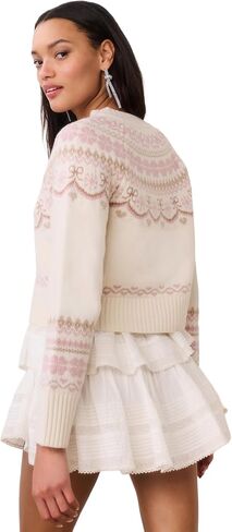سترة LOVESHACKFANCY النسائية من Shantae Fair Isle in Kuwait