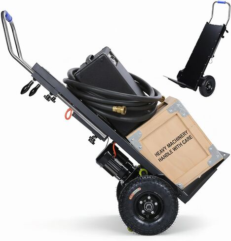 Electric Stair Climbing Dolly 880lbs Load Capacity 1500W Electric Stair Climber Hand Trucks with Safety Rope for Warehouse Logistics Transport Moving Furniture in Kuwait