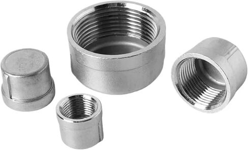 1/8 "1/4" 3/8 "1/2" - 4 "أنثى نهاية غطاء 201/304/316 الفولاذ المقاوم للصدأ موصل وصلة أنابيب غاز الماء 225(SS201,NPT_1/8") in Kuwait
