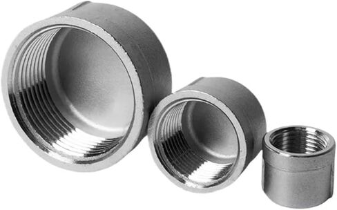 1/8 "1/4" 3/8 "1/2" - 4 "أنثى نهاية غطاء 201/304/316 الفولاذ المقاوم للصدأ موصل وصلة أنابيب غاز الماء 225(SS201,NPT_1/8") in Kuwait