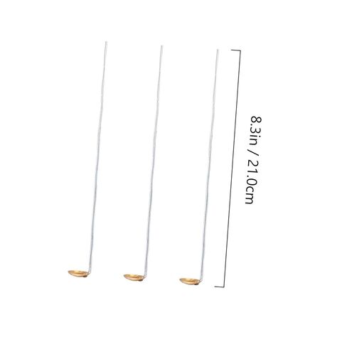MAGICLULU 15Pcs Laboratory Combustion Spoons Copper Burning Spoons for High Temperature Reactions Chemical Resistance Teaching Instrument in Kuwait