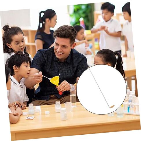 MAGICLULU 15Pcs Laboratory Combustion Spoons Copper Burning Spoons for High Temperature Reactions Chemical Resistance Teaching Instrument in Kuwait