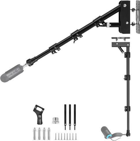 Microphone-Ceiling-Holder,Telescoping Mic Wall-Mount Boom Arm for Blue Yeti USB Nano Snowball and Logitech G Yeti-Orb,Yeti GX Microphones Gaming Podcast Streaming in Kuwait