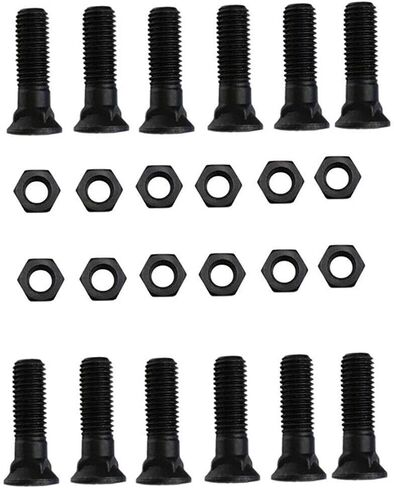 RATION for 12 - Plow Bolt & Nut for Blades/Cutting Edge, 5/8-11x2 1/4 - Grade 8, Dome Head in Kuwait