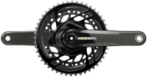 SRAM Force Dub 12-Speed ​​Crankset قزحي الألوان، 175 ملم، 48/35T | أطقم كرنك الدراجة وملحقاتها in Kuwait