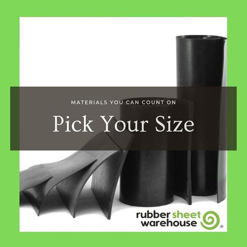 Neoprene Rubber Sheet, Rolls, Strips 1/8" (.125") Thick x 36" Wide x 50' Long Solid Rubber in Kuwait