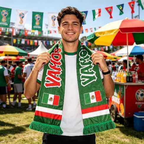 وشاح مشجعي كرة القدم لكأس العالم في كندا 2026، وشاح مزدوج الجوانب لعشاق الرياضة in Kuwait