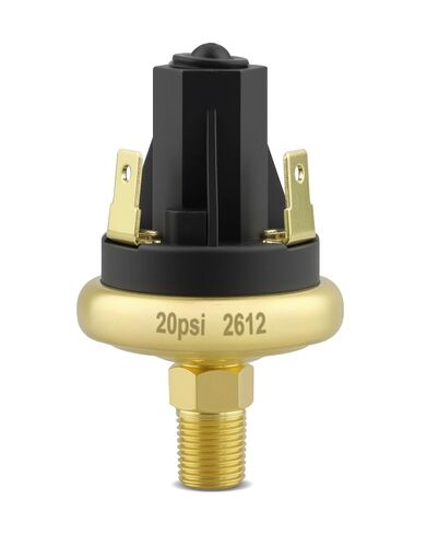 مفتاح ضغط الهواء قابل للتعديل 20psi±3psi مفتاح ضغط فراغ الزيت القابل للتعديل، مفتاح ضغط ممتد in Kuwait
