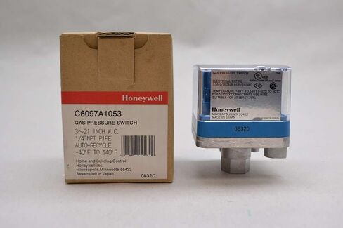 شركة هانيويل C6097A1053 مفتاح الضغط، من 3 إلى 21 بوصة. in Kuwait