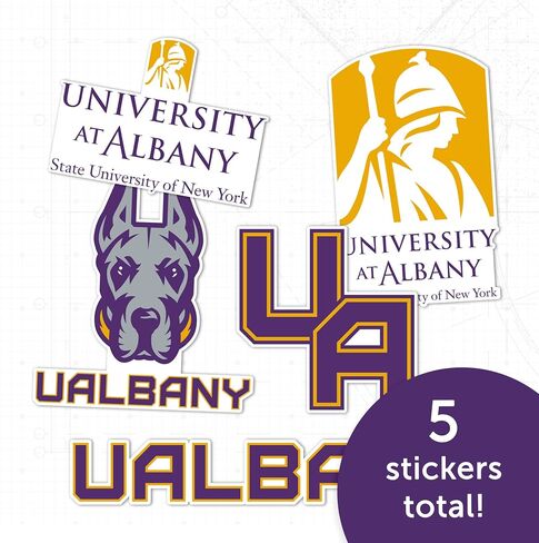 Desert Cactus University at Albany Sticker Great Danes UAlbany SUNY Vinyl Decals Laptop Water Bottle Car Scrapbook T2 (Type 2-2) in Kuwait