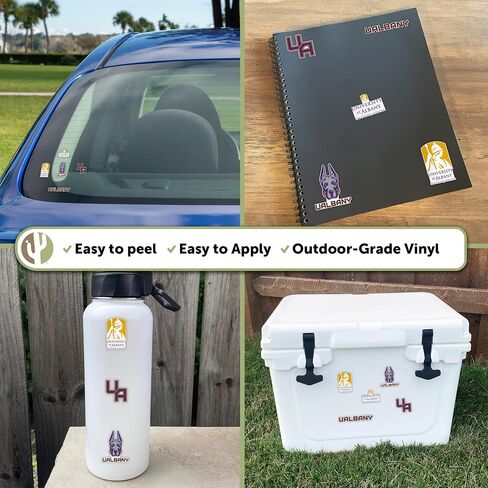 Desert Cactus University at Albany Sticker Great Danes UAlbany SUNY Vinyl Decals Laptop Water Bottle Car Scrapbook T2 (Type 2-2) in Kuwait