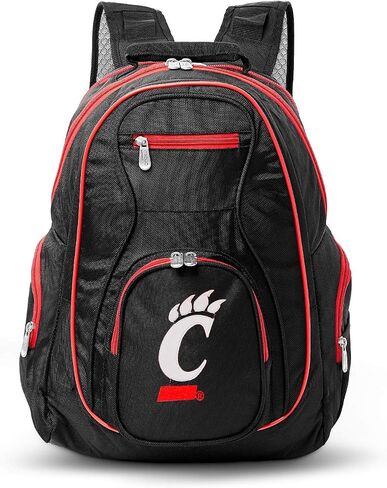 حقيبة ظهر للكمبيوتر المحمول من Denco University of Cincinnati Bearcats - تناسب معظم أجهزة الكمبيوتر المحمولة والأجهزة اللوحية مقاس 17 بوصة - مثالية للعمل والسفر والمدرسة والكلية والتنقل in Kuwait