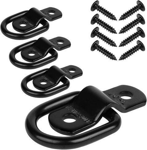 D Rings Anchors Hooks for Trailer Truck Bed Bracket Enclosed 4-Pack in Kuwait