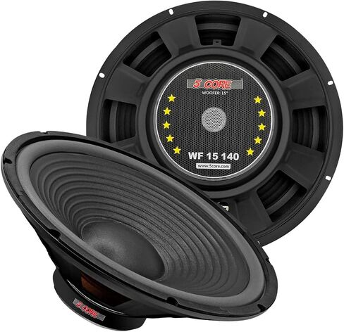 5 CORE 15 Inch Guitar Speaker 220W RMS Power 450W Peak 4 Ohm Guitar Amplifier Cabinet Speaker with Y30 Ferrite Magnet for PA and Amp Systems - WF 15 140 4OHM GTR in Saudi Arabia