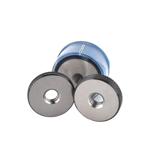 1SET(1*GO+1*NOGO) 6g Accuracy M43-M50 Metric Standard Fine Tooth Thread Ring Gauge Measure Tool X0.5/0.75/1/1.25/1.5/2/3/4/4.5/5(M43X1.25 6g T Z) in Kuwait