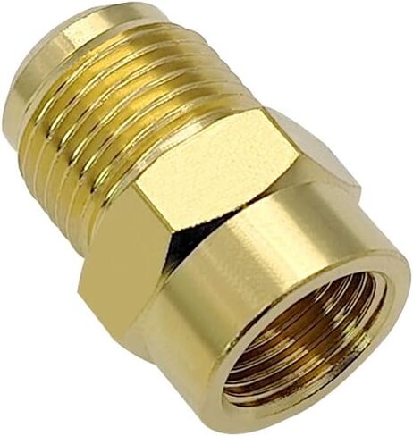 Hooshing 2PCS 1/2" Male Flare x 3/8" Female Flare Brass Tube Fitting Coupling Gas Line Adapter in Kuwait