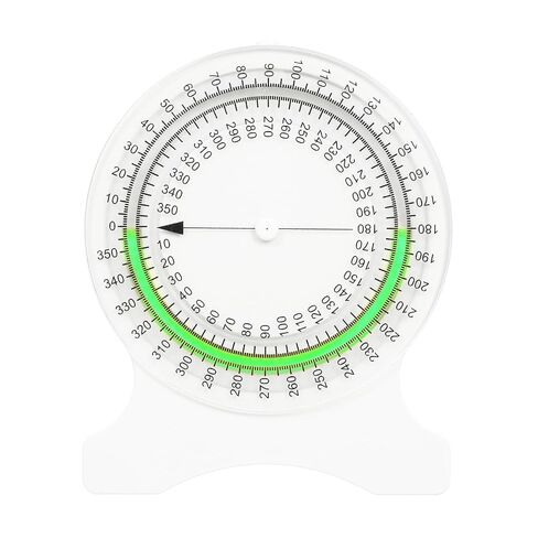 Joint Mobility Measuring Instrument Accurate Range of Motion Inclinometer PT Tool for Neck Knee Shoulder Blue ABS Lightweight (Green) in Kuwait