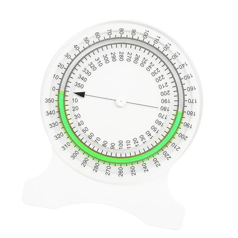 Joint Mobility Measuring Instrument Accurate Range of Motion Inclinometer PT Tool for Neck Knee Shoulder Blue ABS Lightweight (Green) in Kuwait
