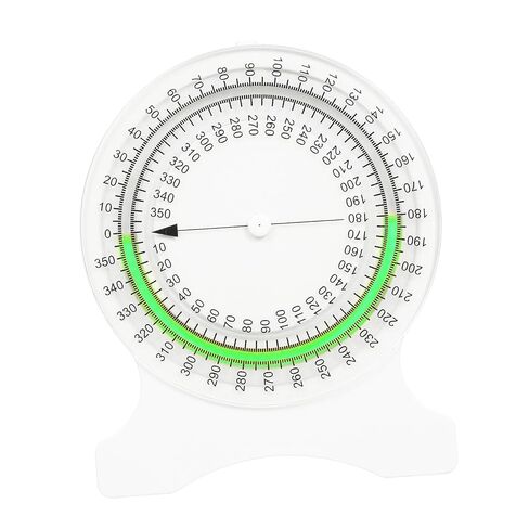 Joint Mobility Measuring Instrument Accurate Range of Motion Inclinometer PT Tool for Neck Knee Shoulder Blue ABS Lightweight (Green) in Kuwait