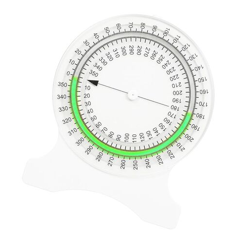 Joint Mobility Measuring Instrument Accurate Range of Motion Inclinometer PT Tool for Neck Knee Shoulder Blue ABS Lightweight (Green) in Kuwait