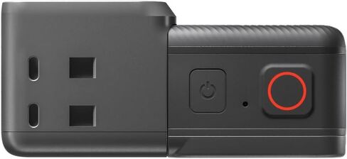 كاميرا Insta360 ONE RS Twin Edition مقاومة للماء بدقة 4K 60 إطارًا في الثانية وكاميرا 5.7K و360 درجة ودقة 48 ميجابكسل مع صورة Active HDR مع طقم تركيب خوذة مجاني in Kuwait