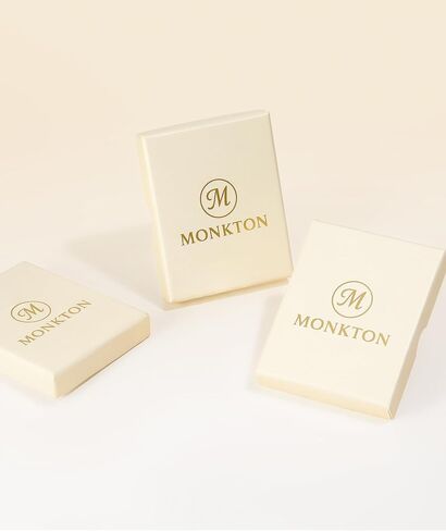 أقراط Monkton Huggie أقراط هوب أنيقة على شكل قبة خفيفة الوزن مصقولة مجوهرات نسائية بسيطة in Kuwait