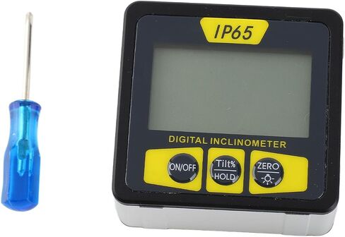 مقياس ميل صغير مغناطيسي رقمي من كافوليت مع شاشة LCD لعمال البناء، حجم صغير ووظيفة تثبيت للمواد البلاستيكية الخشبية in Kuwait