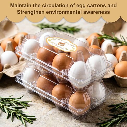 Please Return Egg Carton Stickers, 240 Pcs Egg Carton Labels, Reusable Egg Stickers for Carton Return Management, Farm Fresh Eggs Packaging Supplies in Kuwait