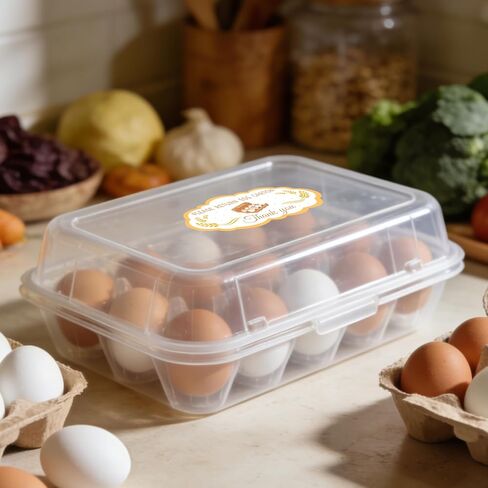 Please Return Egg Carton Stickers, 240 Pcs Egg Carton Labels, Reusable Egg Stickers for Carton Return Management, Farm Fresh Eggs Packaging Supplies in Kuwait