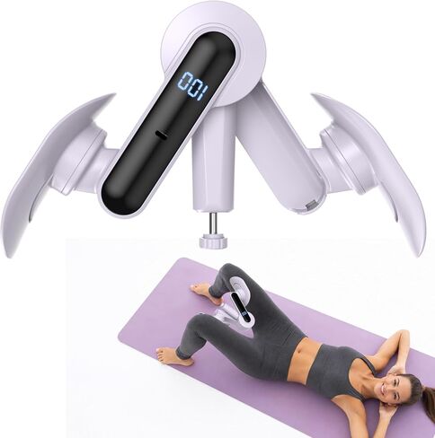 Thigh Trainer【2026 New Upgrade Big LED Display】 Pelvic Floor Exercise Devices, 360°Adjustable , Kegel Exerciser，Inner Thigh Exerciser for Women Men, Home Workout Equipment for Hip, Leg, Arm in Kuwait