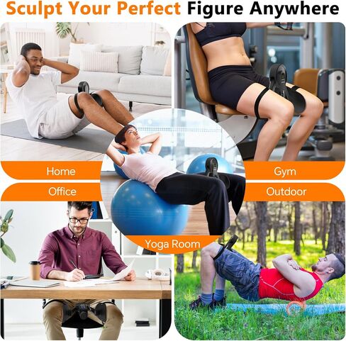 Pelvic Floor Exercise Devices, 0-135 LBS Thigh Trainer Thigh Master Kegel Exerciser with Digital Counter, Resistance Band Straps for Shaping Home Gym in Kuwait