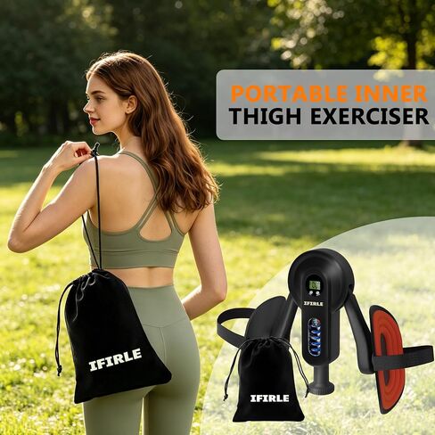 Pelvic Floor Exercise Devices, 0-135 LBS Thigh Trainer Thigh Master Kegel Exerciser with Digital Counter, Resistance Band Straps for Shaping Home Gym in Kuwait