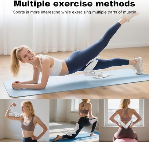 Thigh Master, Pelvic Floor Exercise Devices,Inner Thigh Exerciser,Thigh Master Thigh Exerciser for Women, Home Fitness Equipment for Hip/Leg/Butt (White) in Kuwait