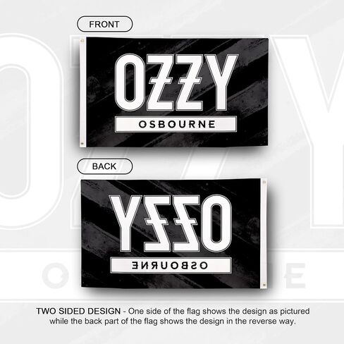 Desert Cactus Ozzy Osbourne Flag 100% Polyester Indoor Outdoor 3x5 feet Band Flags (Flag E) in Kuwait