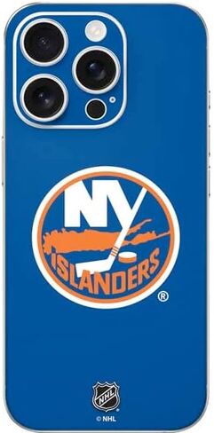 غلاف هاتف Skinit متوافق مع iPhone 16 Pro - تصميم جيرسي مرخص رسميًا من NHL New York Islanders in Saudi Arabia