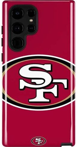 Skinit Pro Phone Case Compatible with Galaxy S22 Ultra - Officially Licensed NFL San Francisco 49ers Double Vision Design in Kuwait