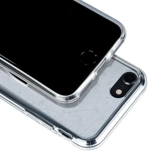 Skinit Clear Phone Case Compatible with iPhone SE (2nd & 3rd Gen) - Officially Licensed NFL Las Vegas Raiders - Alternate Distressed Design in Kuwait