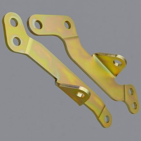 predolo Hydraulic Support Bracket Mounting Holes Left Right Bracket Set Gold in Kuwait