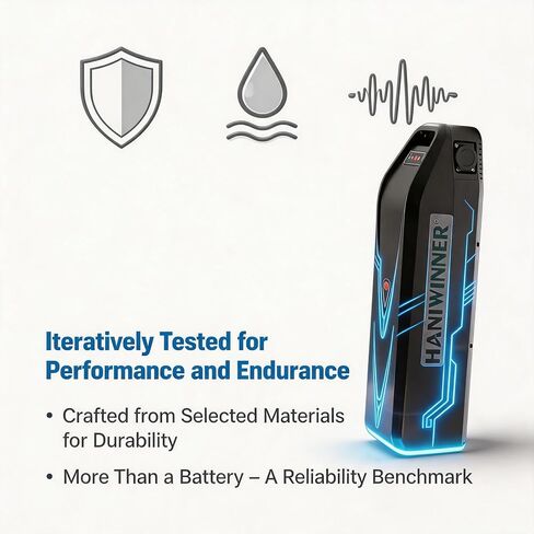 Hailong 48V 15.6Ah Water Bottle E-Bike Battery – High-Density Li-Ion Pack with 40A Smart BMS, Anti-Theft Lock, and Universal 5-Pin Connector 250W 350W 500W 750W 1000W in Kuwait