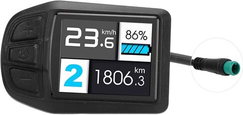 شاشة Alomejor LCD للدراجات الكهربائية - ملحقات تحويل كهربائية خفيفة الوزن UKC3 ABS in Kuwait
