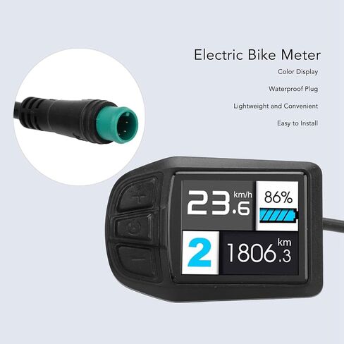 شاشة Alomejor LCD للدراجات الكهربائية - ملحقات تحويل كهربائية خفيفة الوزن UKC3 ABS in Kuwait