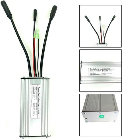وحدة تحكم الدراجة الإلكترونية 36 فولت 48 فولت 500 وات لمحرك KT-22A 9 MOSFET المربع المموج مع علبة من الألومنيوم، تصميم مقاوم للماء لتحويل الدراجة الكهربائية in Kuwait