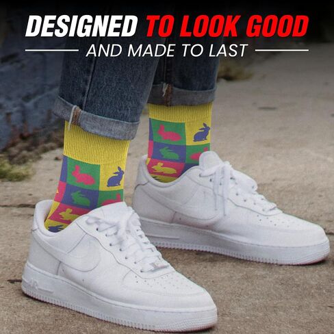 Easter Socks - Novelty Unisex Sock Set, Unique Designs And Fun Patterns in Kuwait